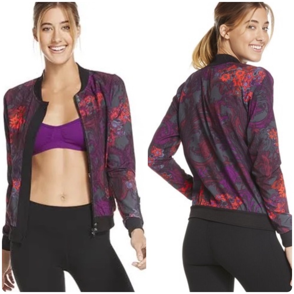 Fabletics Ithaca Jacket Womens Romantic Print